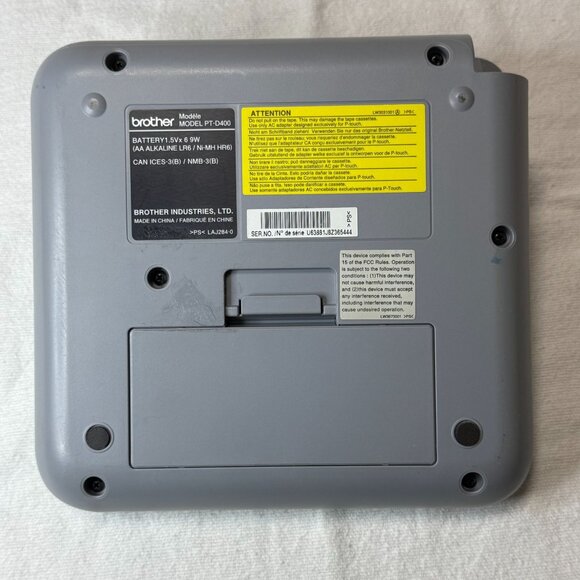 Brother P-Touch PT-D400 Label Maker with24.99 Keyboard Gray/White TESTED - Picture 5 of 11